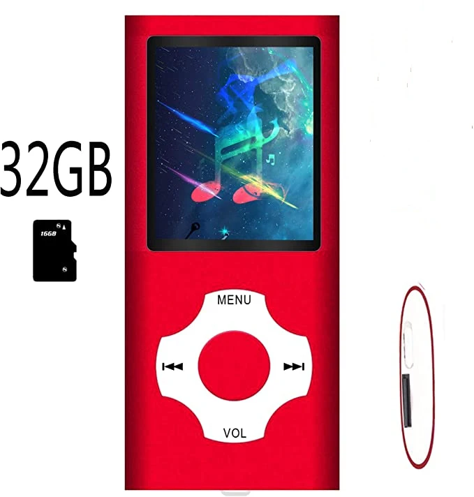 MP3 плеер Мини Спортивный музыкальный с TF картой на 16 ГБ экраном 1 8 дюйма FM радио