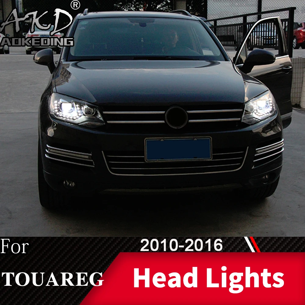 Автомобильная фара для VW Touareg 2010-2016 противотумансветильник фары дневные ходовые