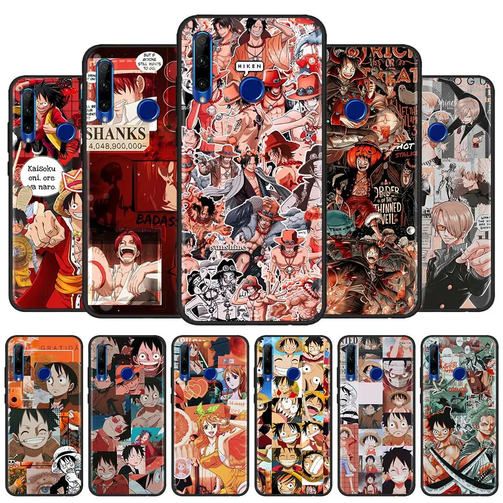 

One Piece Luffy Phone Case For Huawei Mate 20 Lite 40 30E Pro 5G Y6p Y8p Y6 Y7 Y9 Prime 2019 Silicone Cover Coque Fundas
