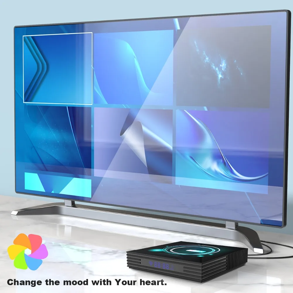 VHXSIN Android 9,0 ТВ приставка A95X F3 тонкий Amlogic S905X3 4G 32G/64G 8K HD Dual wifi Поддержка Plex медиа сервер Netflix