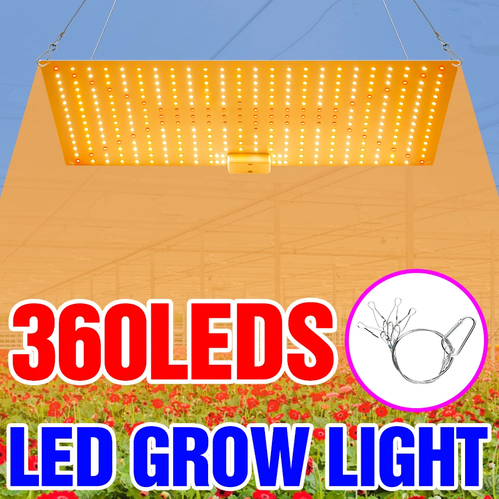 

LED Phyto Lamp Full Spectrum Grow Light Plant Hydroponic Lighting Indoor Veg Flowering Growth Lamp 2000W 3000W Fitolamp Grow Box