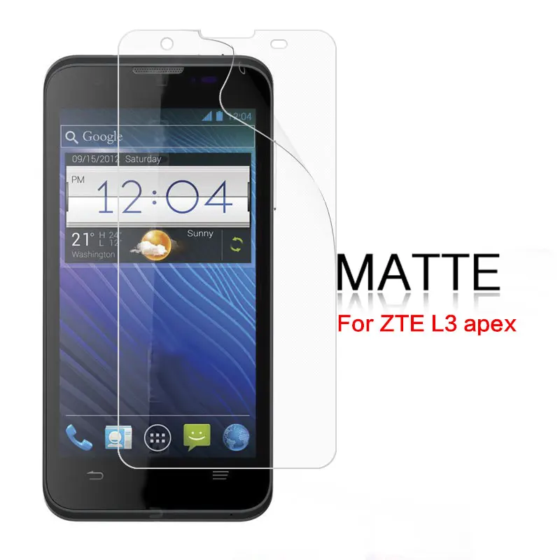 Прозрачная глянцевая HD пленка для ZTE L2 L3 Apex Plus L4 L5 L6 L7 Pro против царапин матовая