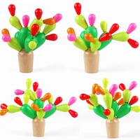 new creative mosaic toy gifts children prickly pear cactus wooden blocks mosaic assembling demolition toys gifts for children