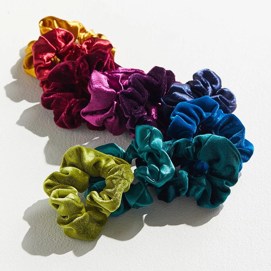 Женское однотонное бархатное резинка для волос резинки головные уборы девочки