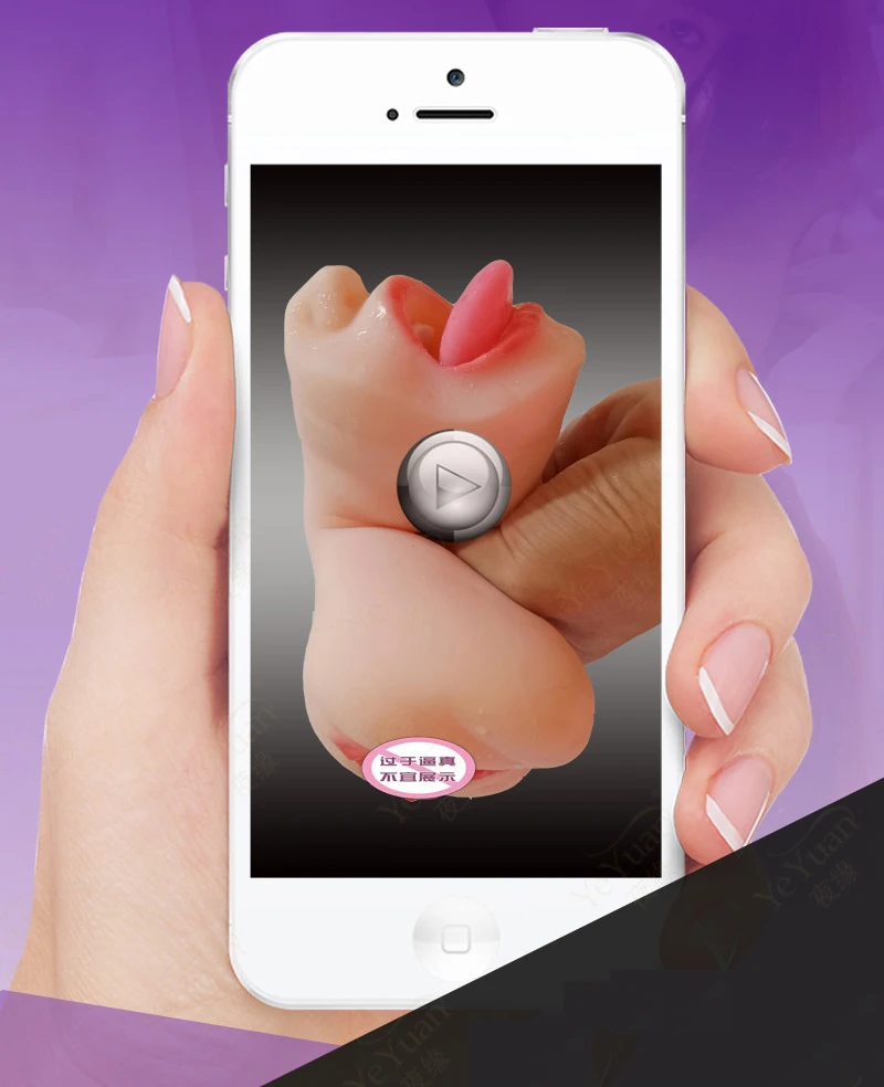 3D Силиконовая ручная игрушка Реалистичная рот оральная киска анал язык Вагина