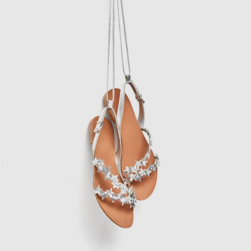 

2021 Summer Flip Flops Strappy Female Casual Flats Sandals Vacation Beach Shoes Women Students Ankle Strap Flat Sandalias Slides