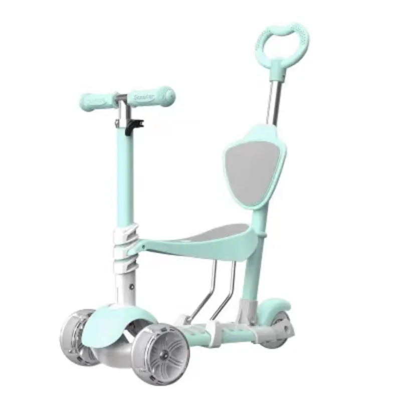 Детский скутер на колесиках из алюминиевого сплава автомобильный шест широкая