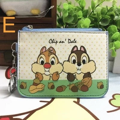 Чехол-кошелек из искусственной кожи с мультяшным принтом Chip n Dale мини-кошелек