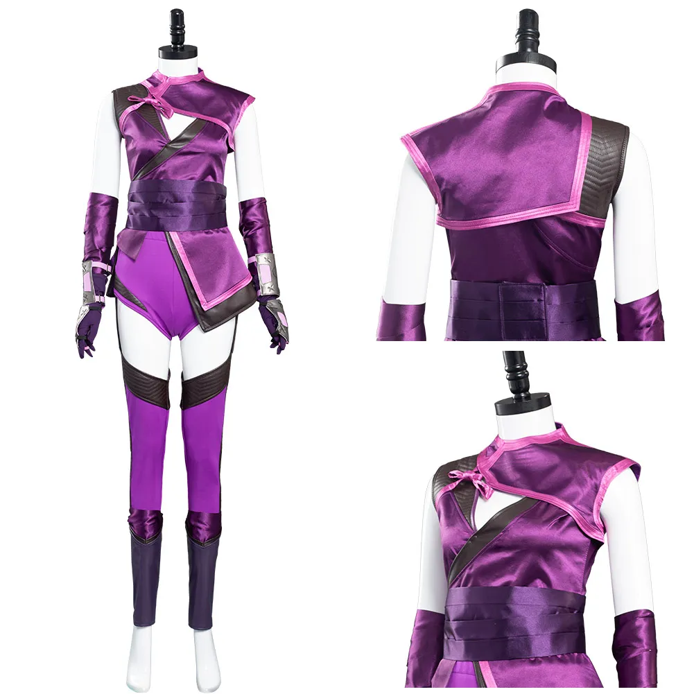 

Anime Mortal Kombat 11-Mileena Cosplay Costume Halloween Carnival Suit