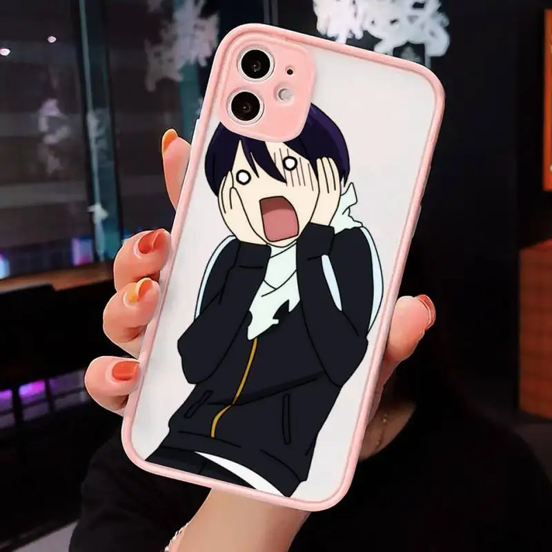 

Noragami yato manga Anime Phone Case Matte Transparent for iPhone 7 8 11 12 s mini pro X XS XR MAX Plus cover funda
