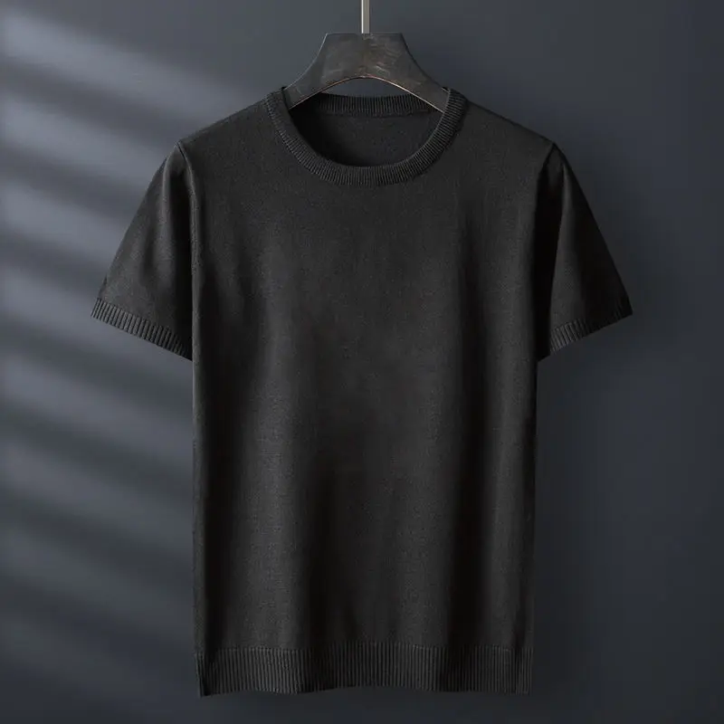 

Новинка 2021, Летняя трикотажная футболка для мужчин, Спортивная облегающая футболка с коротким рукавом для бега, одежда для фитнеса, бодибил...