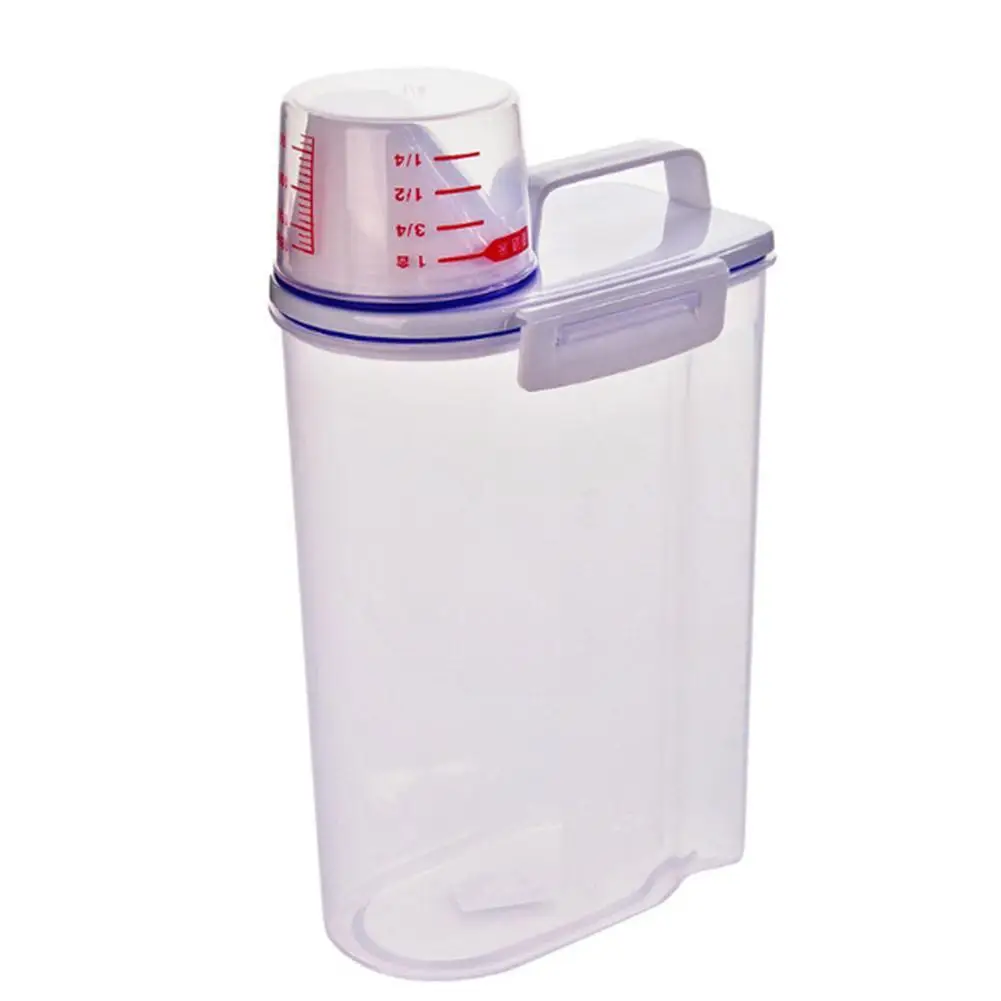 

Storage Bucket Plastic Hand-held Sealed Moisture-proof and Insect-proof Kitchen Storage Supplies