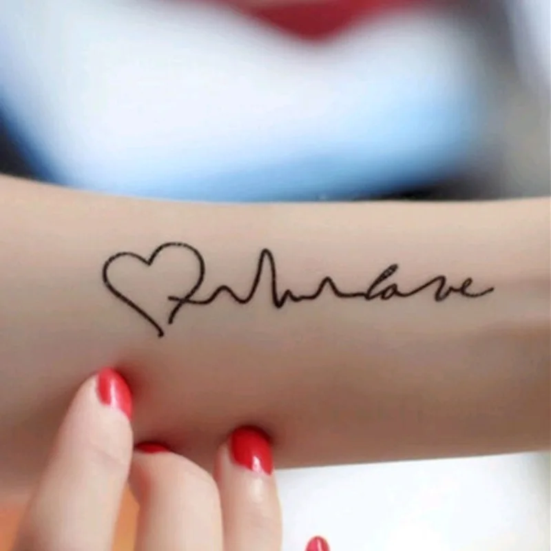 Тату для влюбленных хна поддельные тату флеш временные стикеры мужские