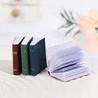 Мини-книжка, 4 шт.компл., масштаб 1:12, миниатюрная мебель для кукольного дома книжки, можно открыть, кукла, реквизит для фотографий, аксессуары для кукол