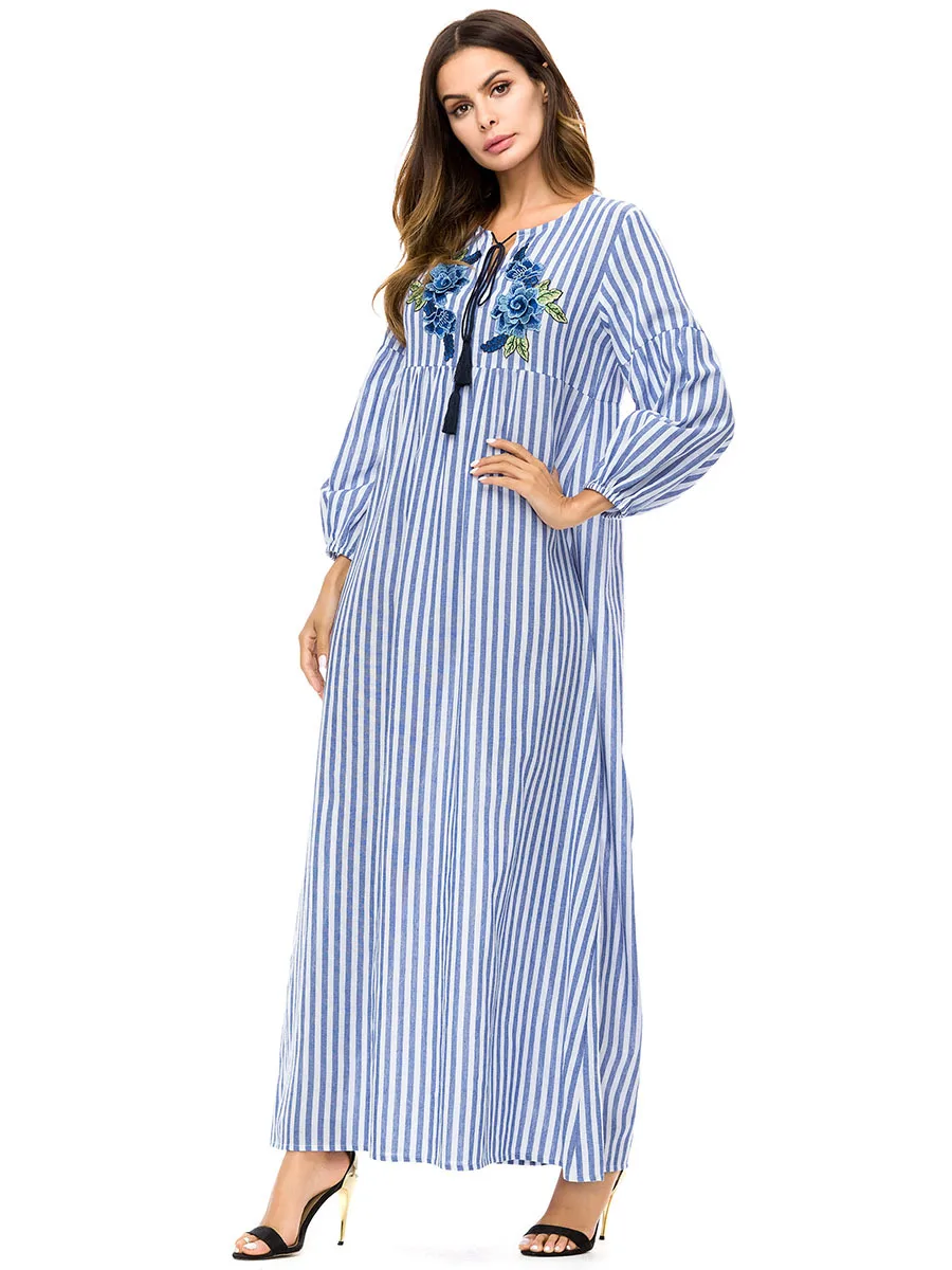 Арабское мусульманское платье в Дубае Турецкая мусульманская одежда Abayas для