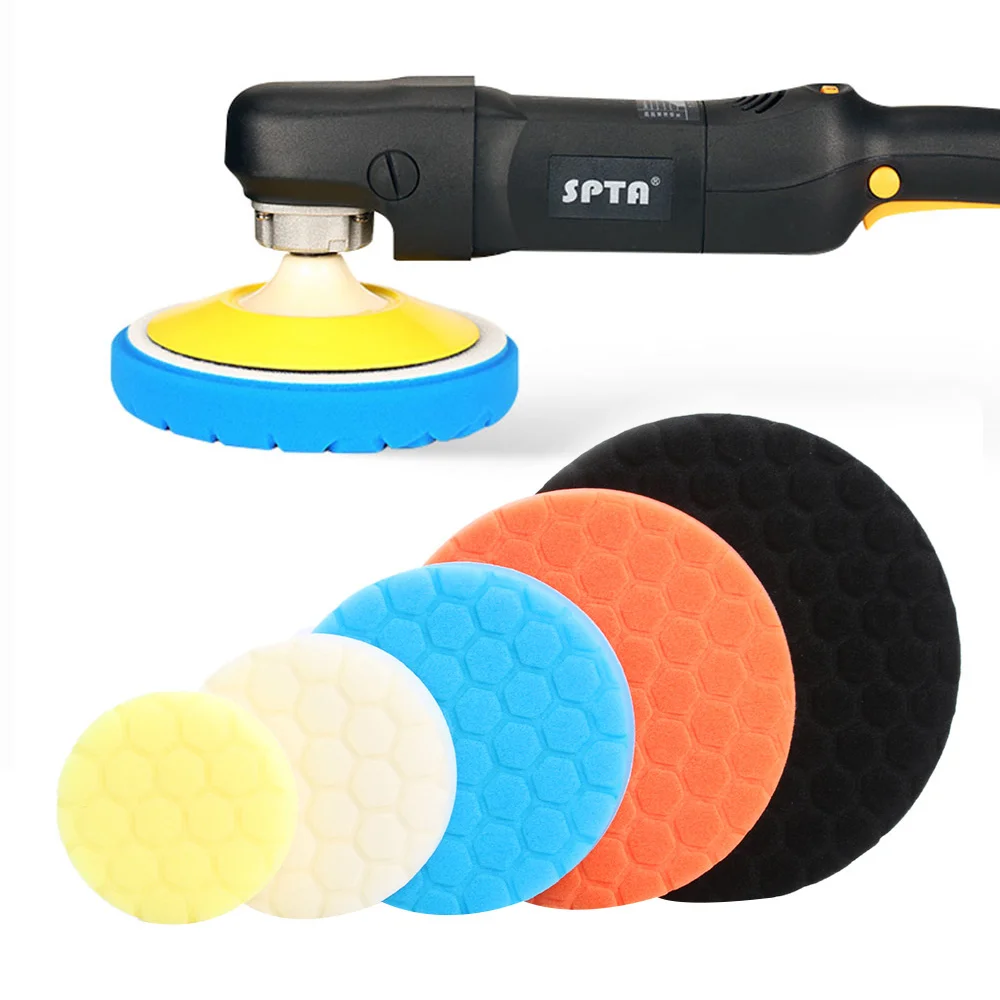 Портативная Автомобильная Губка для полировки 5 шт. 3/4/5/6/7 дюймов пенопластовый