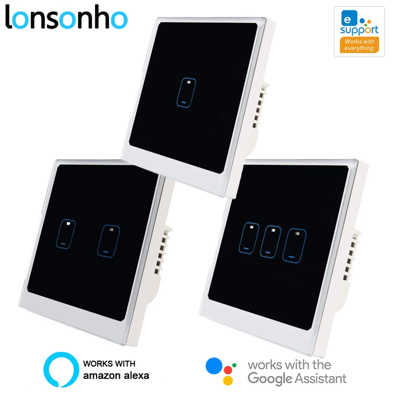 Lonsonho eWeLink Wi Fi умный Переключатель 220 в ЕС Великобритания RF беспроводной пульт