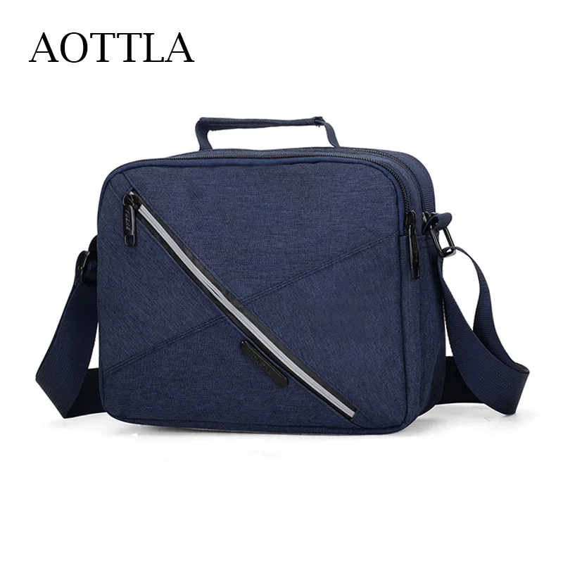 

Сумка AOTTLA мужская из ткани Оксфорд, Модный повседневный мессенджер, брендовая Классическая дорожная Сумочка для подростков, 2021