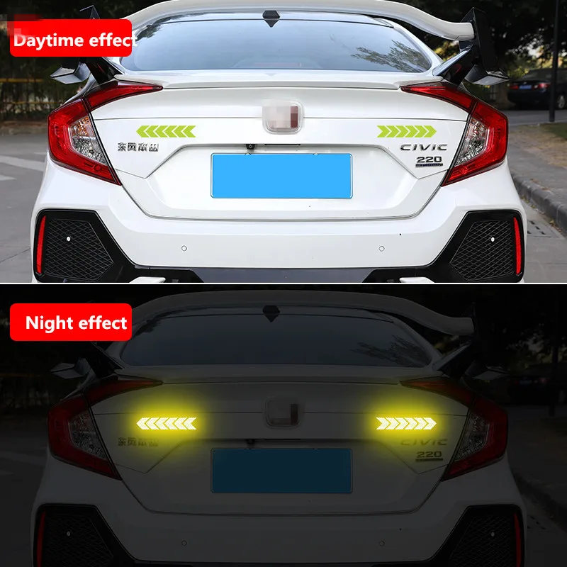 

Car tail box reflective stickers warning anti-collision stickers for Mazda, Hyundai, Chevrolet, Kia, Ford, Peugeot, MG, Skoda