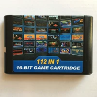 1g memory game card 112 in 1 for 16 bit sega mega drive with contra gunstar heroes alien soldier streets of rage golden axe