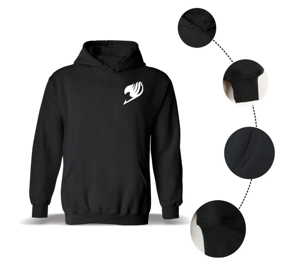 

3 to 14 years old Children Hoodie Fairy Tail Printed Anime Sweatshirt Men Casual pullover Student Funny Anime Fairy Tail Hoodie