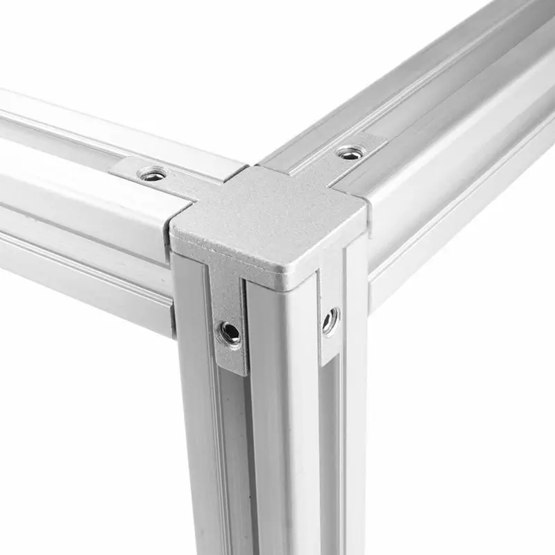 4 шт./упаковка 3-сторонний концевой угловой кронштейн серии 3030 с винтами для