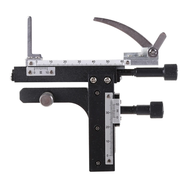 Microscope Attachable Mechanical Stage X-Y Moveable Caliper Vernier with Scale | Инструменты