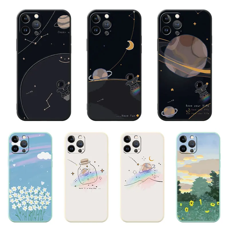 

NOHON Design Original Liquid Silicone For Apple Iphone 13 Pro Max Case Back Cover Beautiful Popular Luxury Soft