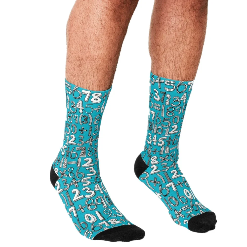 

Men Socks harajuku Millefiori Rosette Printed personality trend Happy hip hop Novelty Skateboard Crew Casual Crazy Funny Socks