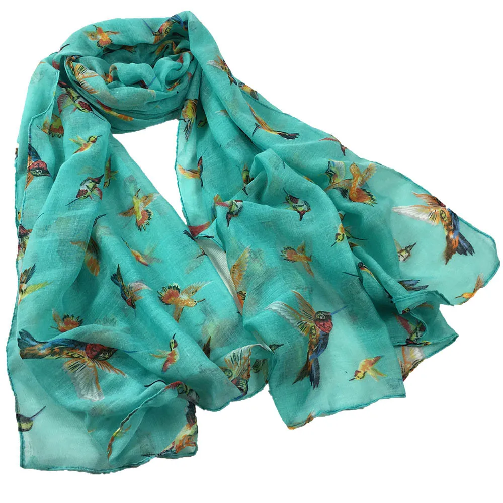 Thin Shawls Floral Print Satin Scarf Elegant Women Printing Long Soft Paris Yarn Wrap Shawl Stole Pashmina Scarves | Аксессуары для