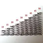 10 шт., пружинная проволока диаметром 0,5 мм, внешний диаметр 8 мм