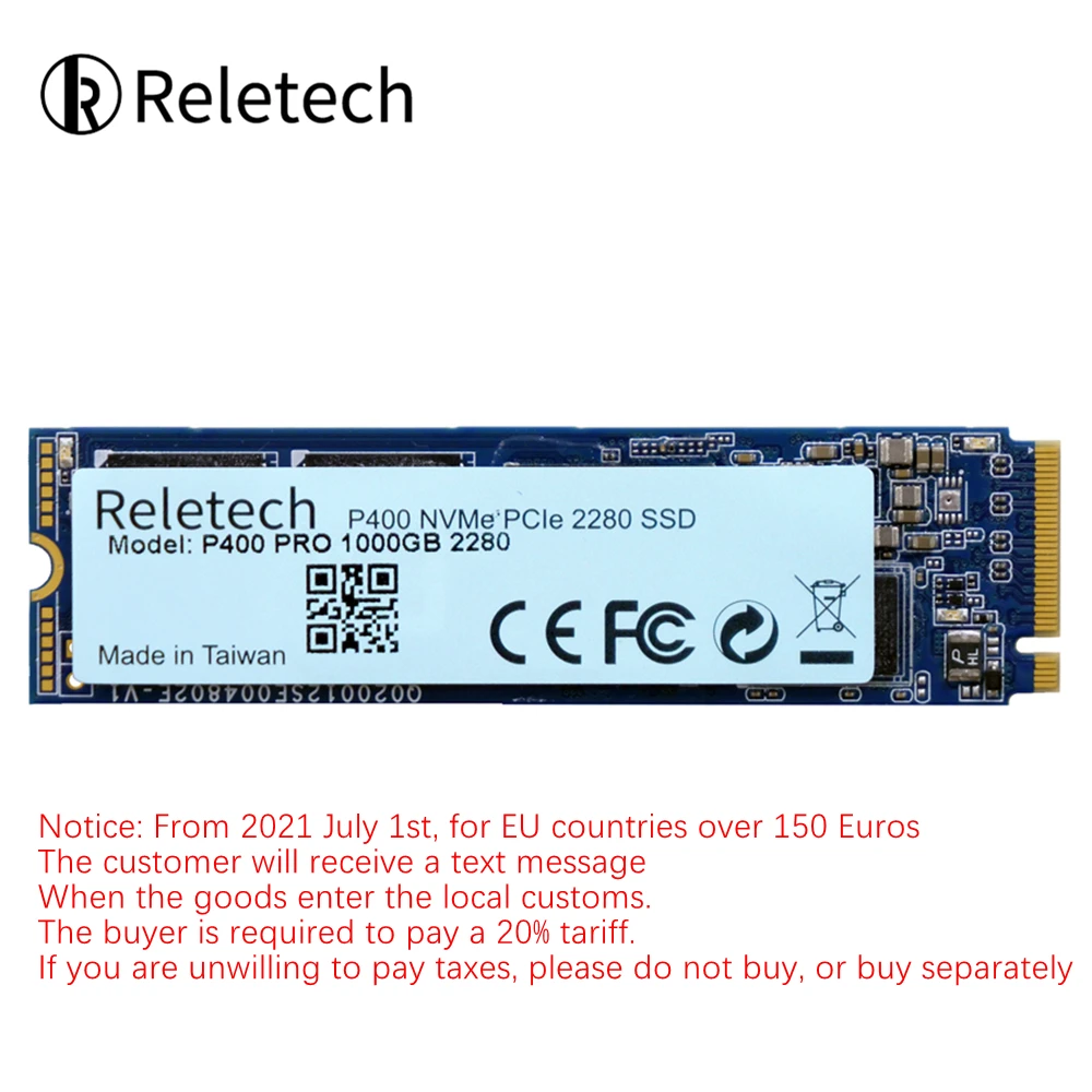 Reletech M.2 P400 Pro NVMe ssd PCIE 4 0 × 1000 Гб 2000 2280 5000 МБ/с. NAND супер Скорость твердотельный