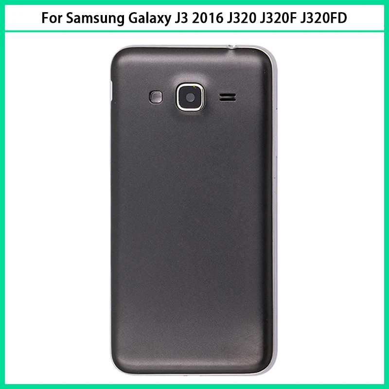 Задняя крышка аккумулятора для Samsung Galaxy J3 2016 J320 J320F J320FD средняя рамка | Мобильные