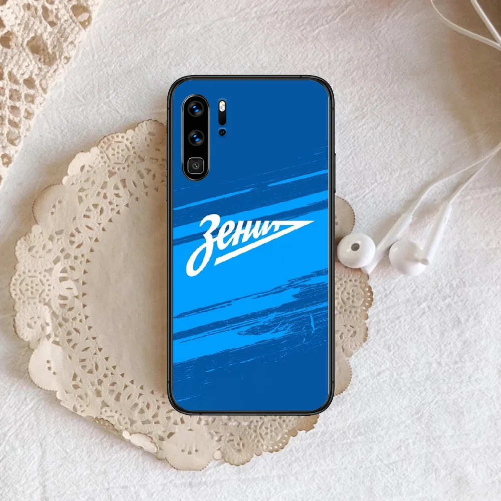 

Zenit Saint Petersburg Phone Case For Huawei P Mate 10 20 30 40 Lite Pro smart Z 2019 nova 5t black Shell Luxury Back Painting