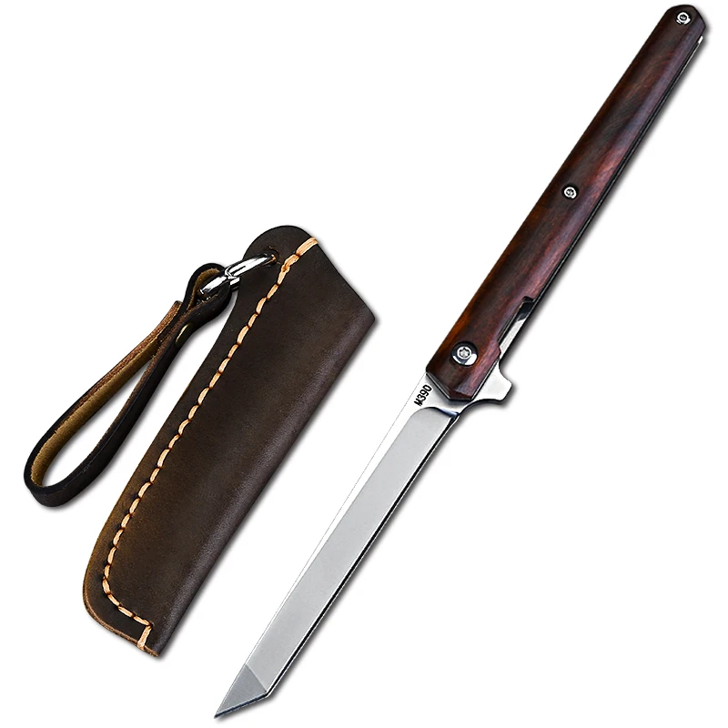 Складной нож ручка 8cr13mov легкие Карманные охотничьи ножи с деревянной ручкой