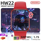 Смарт-часы iwo 2021 HW22, мужские умные часы 1,75 дюйма, индивидуальный набор, Bluetooth, вызов, reloj, женские часы, серия 6 для ios oppo, телефон huawei, PK iwo 12, hw12, hw16