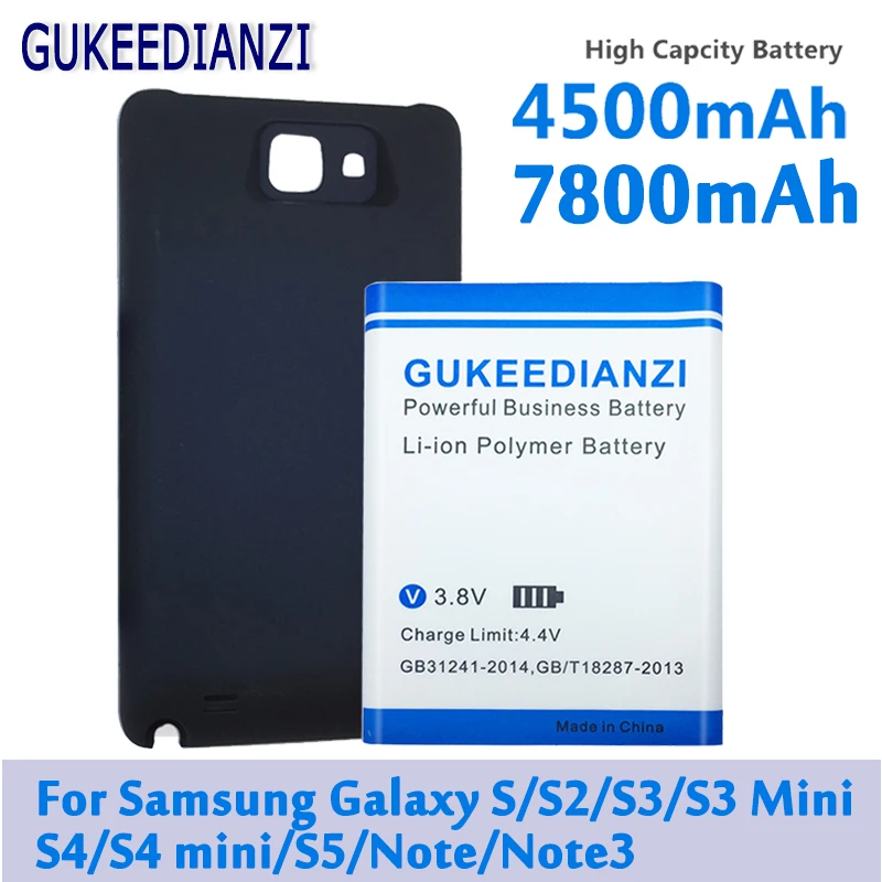 Phone Battery For Samsung Galaxy S/S2/S3/S3 Mini/S4/S4 mini/S5/Note/Note3 I9000 I9220 N9000 I9101I910 I8190 I9300 Batteria+Tools | Мобильные