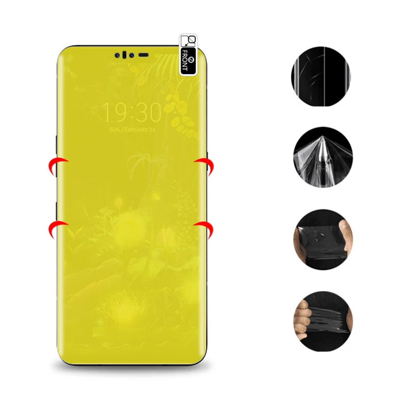 EXUNTON для LG G7 G8 ThinQ G8S V40 V50 крышка телефона которая полностью закрывает переднюю