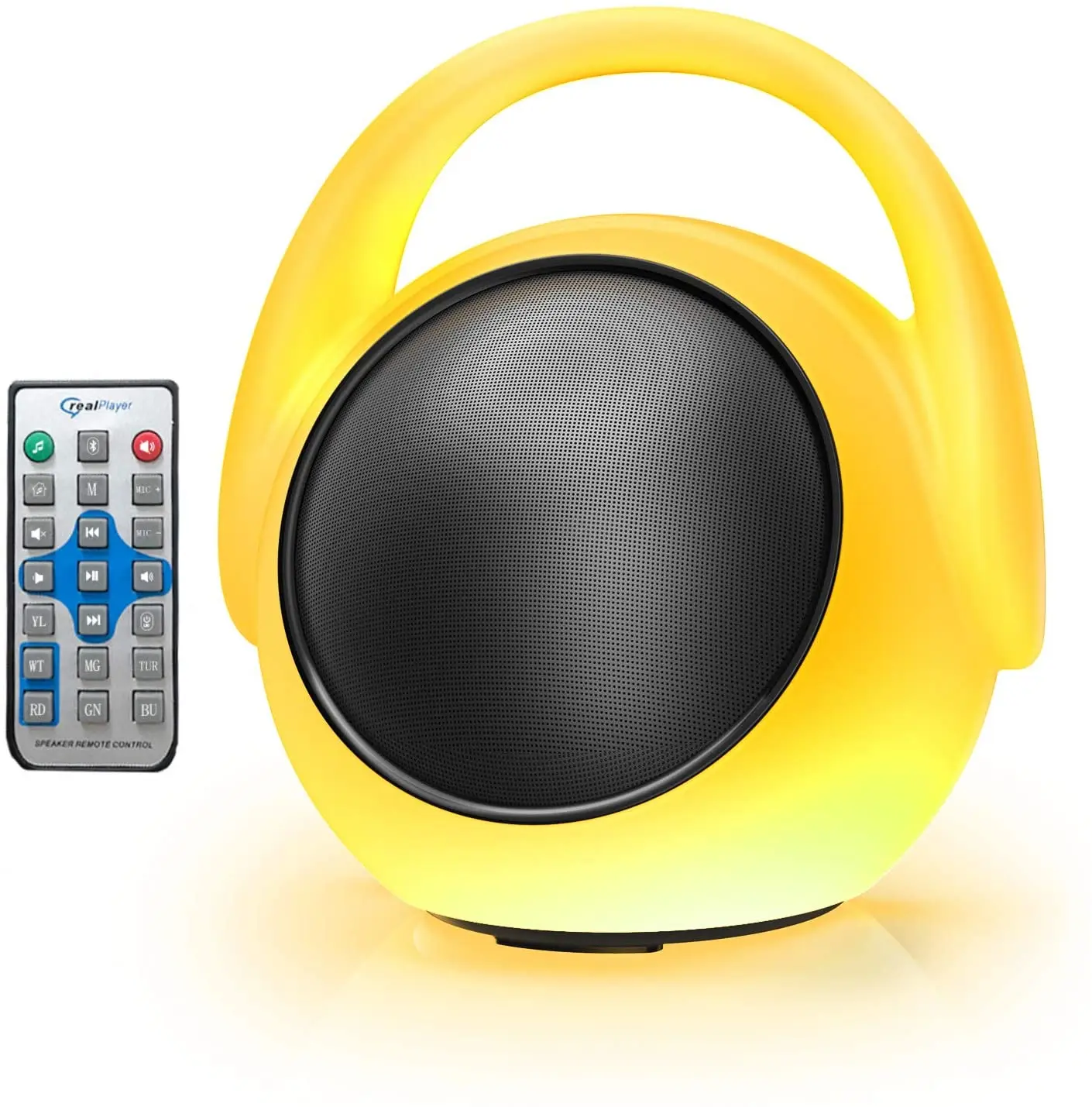 

Беспроводной динамик, портативный светодиодный цветной светящийся динамик с насыщенными басами для использования на улице