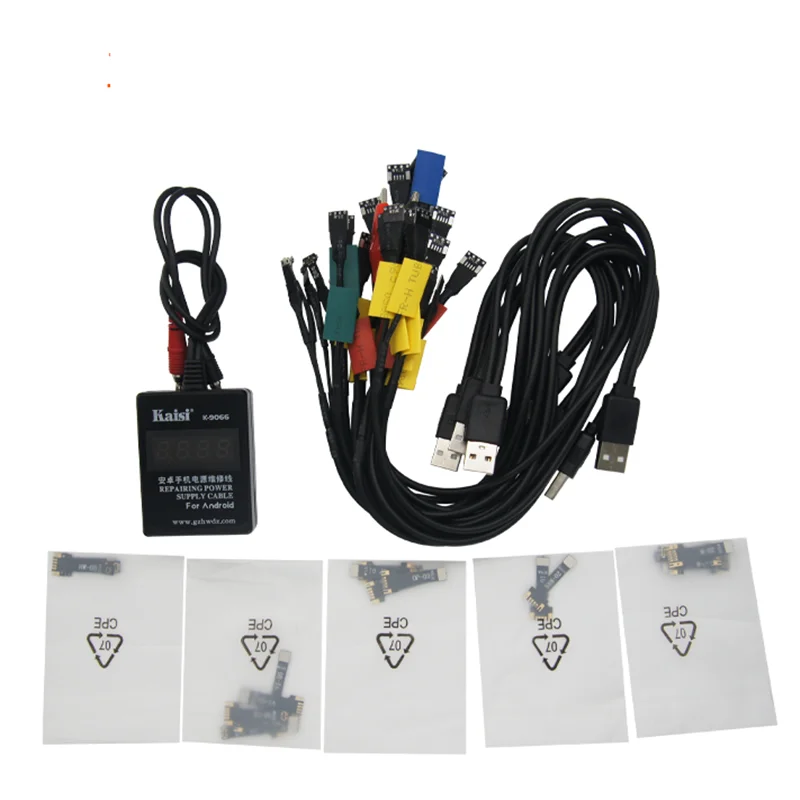 

K-9066 DC Power Supply Current Test Cable Line For iPhone 11/X/XR/XS/8 Plus Repair For Samsung Huawei Xiaomi Android Phone