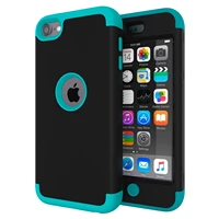 case for ipod touch 7 touch 6 high impact heavy duty shockproof full body protective case with dual layer hard pc silicone