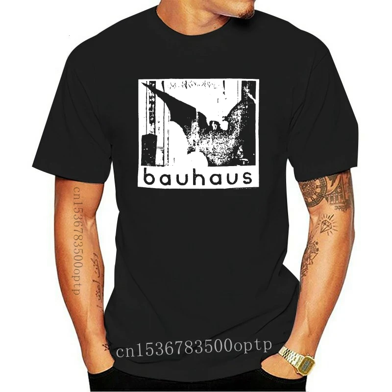 

Новинка, Мужская облегающая футболка Bauhaus Undead, маленькая черная