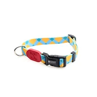 Profusion Series Printed Pet Dog Collar Colorful Dog Necklace Leash Adjustable Cozy Dogs Collars SML for Corgi Pitbull Golden