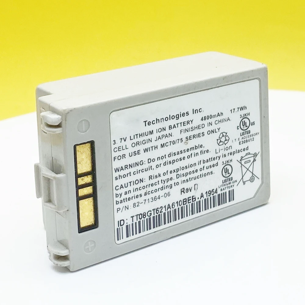 Оригинальный аккумулятор 4800 мАч для Motorola Zebra Symbol MC70 MC7090 MC75 MC75A MC75A6 MC75A8 MC7596 82-71364-06 +
