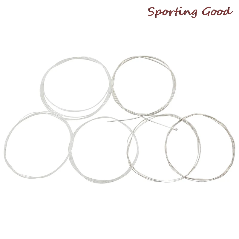 Серебряные струны для гитары 6 шт. набор струн классической SC12 черный нейлоновый