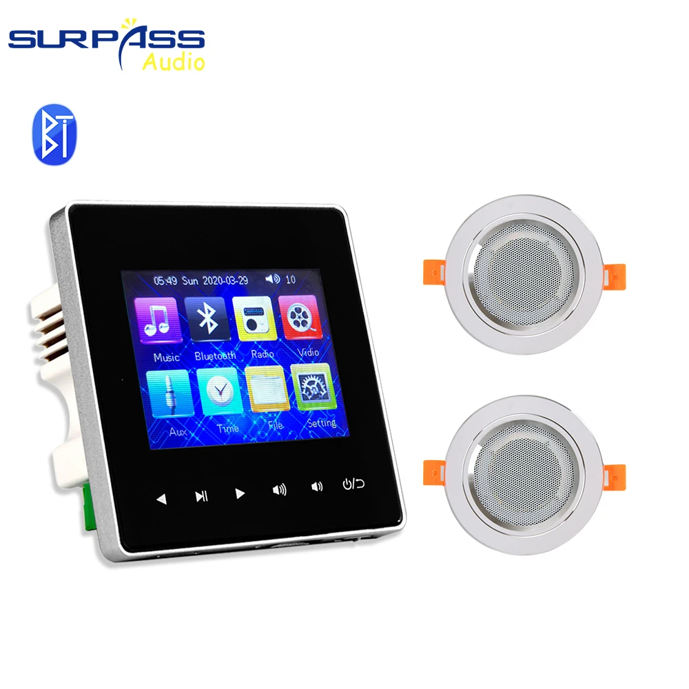 Домашняя фоновая музыкальная система настенный усилитель 3-дюймовый потолочный