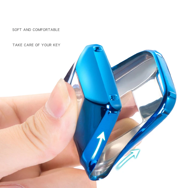 Новый стиль высокое качество мягкий чехол из ТПУ для Audi A8 A6 A3 Q3 Q7 R8 складной пульт