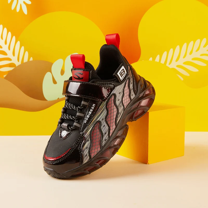 

Классические брендовые Детские дизайнерские кроссовки для мальчиков, удобная детская обувь для мальчиков, прогулочная черная легкая школь...