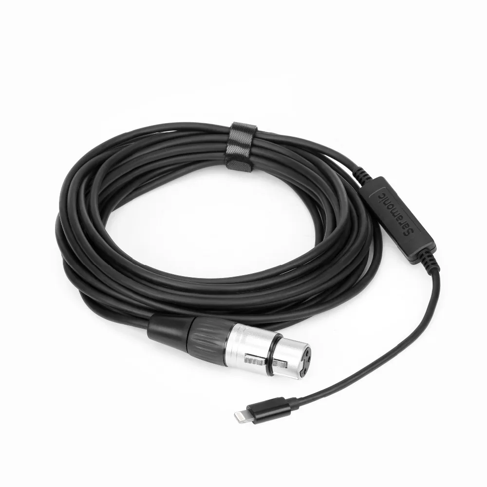 Saramonic LC-XLR 3 Pin XLR (мама) адаптер микрофона Lightning для iphone 7 7plus iPhone X 8 iP | Электроника