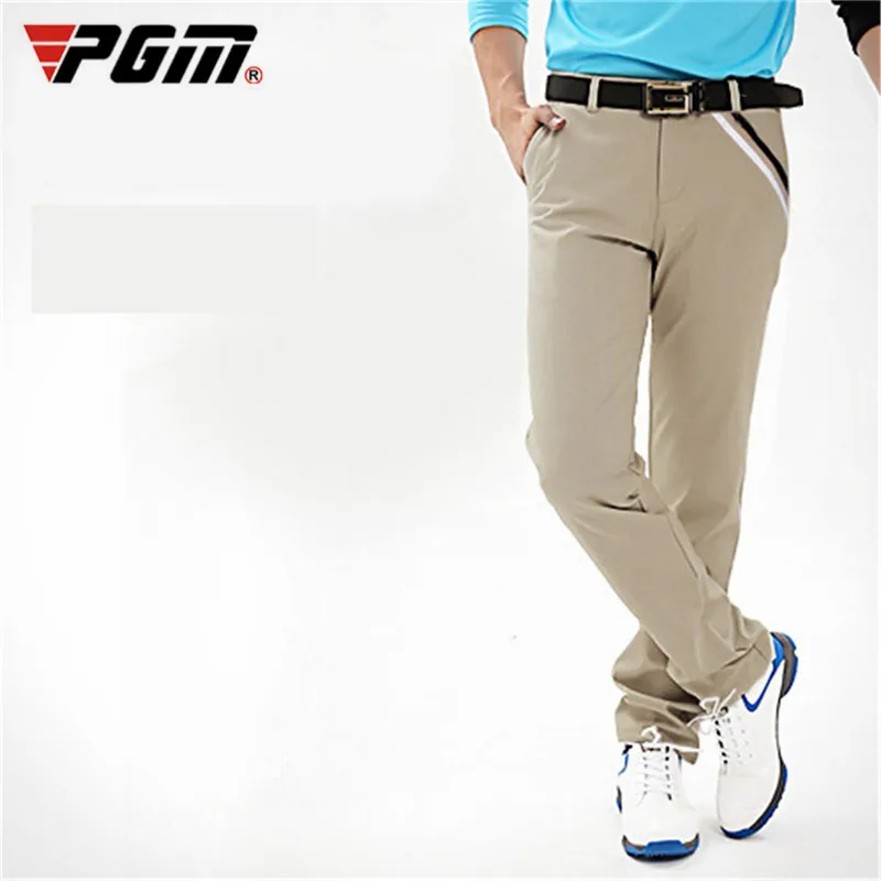 Бесплатная доставка Гольф Брюки Для мужчин высокие эластичные брюки осень
